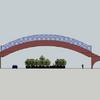 Sketchup for Landscape Design - Pedestrian Bridge concept